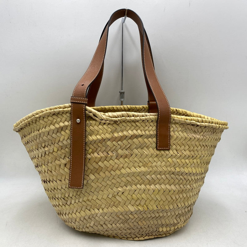 【中古品】【レディース】 LOEWE ロエベ 327.02.S92 BASKETBALL BAG MEDIUM バスケットボール バッグ ミディアム カバン 鞄 180-260617-ya-07-izu カラー：ベージュ系 万代Net店