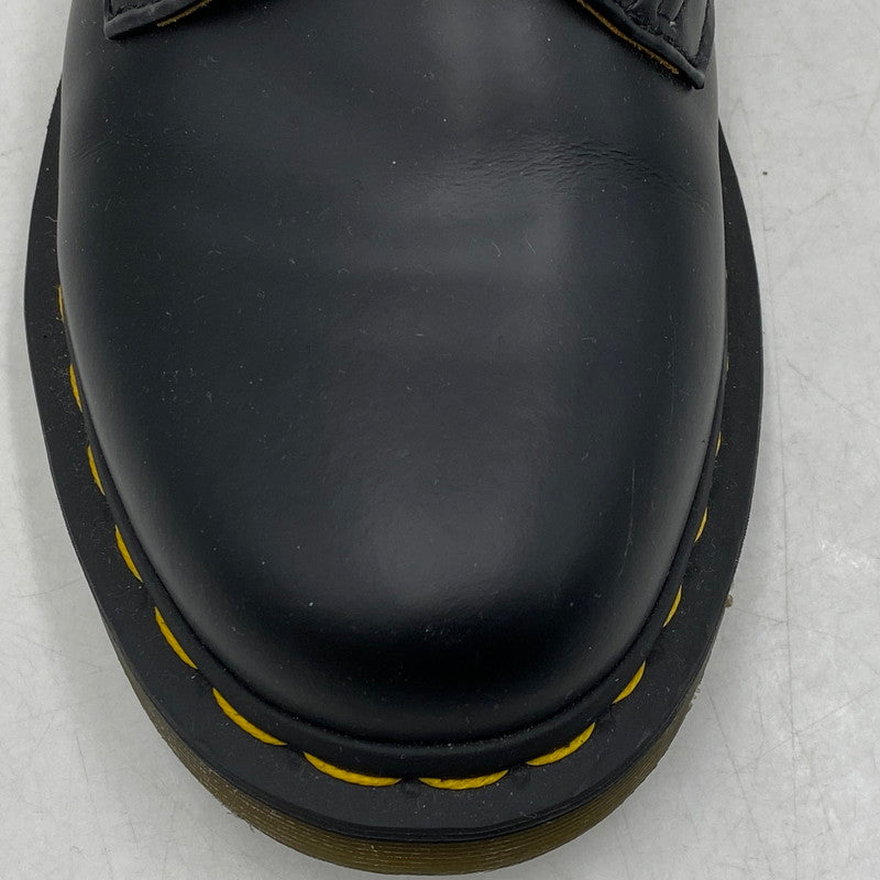 【中古品】【レディース】 Dr.Martens ドクターマーチン 3EYE LEATHER SHOES 11837 3ホール レザー シューズ 靴 166-260616-as-03-izu サイズ：UK4 カラー：ブラック 万代Net店
