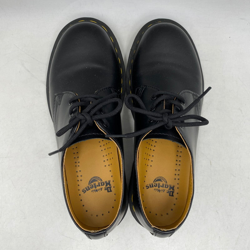 【中古品】【レディース】 Dr.Martens ドクターマーチン 3EYE LEATHER SHOES 11837 3ホール レザー シューズ 靴 166-260616-as-03-izu サイズ：UK4 カラー：ブラック 万代Net店