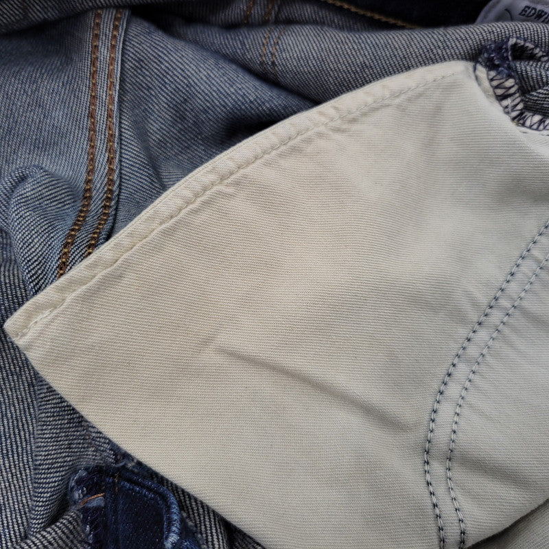 【中古品】【メンズ】 EDWIN エドウィン × ONE-PIECE ワンピース DENIM PANTS ED32 デニムパンツ ジーンズ 158-260720-as-09-izu サイズ：30 カラー：インディゴ 万代Net店