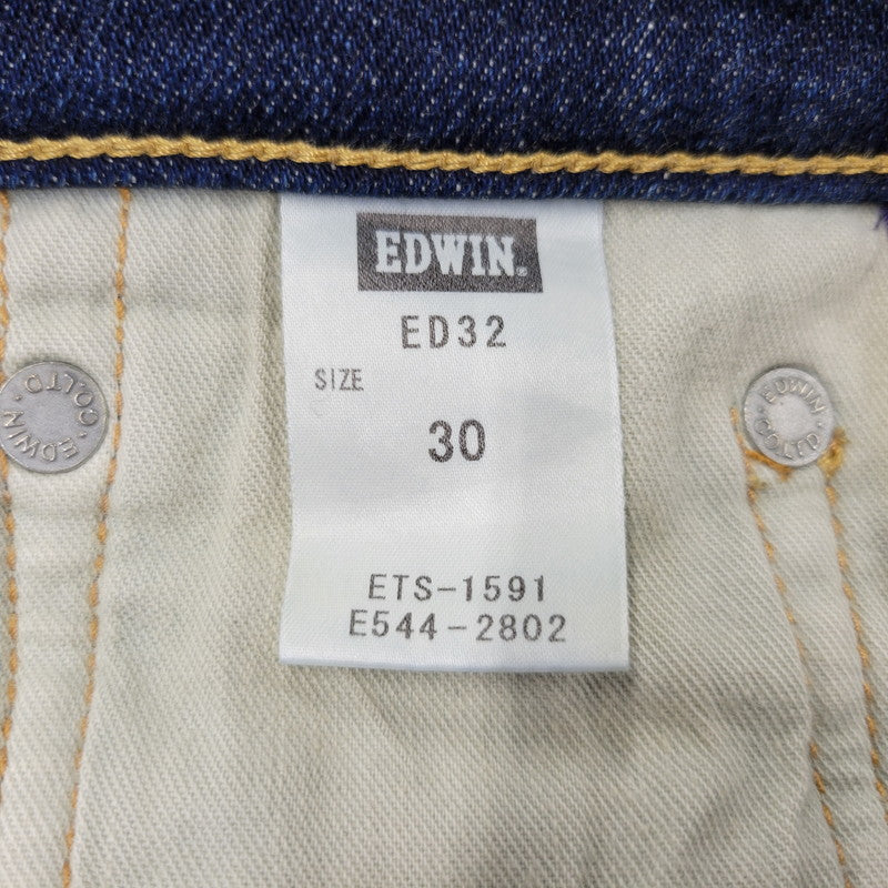 【中古品】【メンズ】 EDWIN エドウィン × ONE-PIECE ワンピース DENIM PANTS ED32 デニムパンツ ジーンズ 158-260720-as-09-izu サイズ：30 カラー：インディゴ 万代Net店