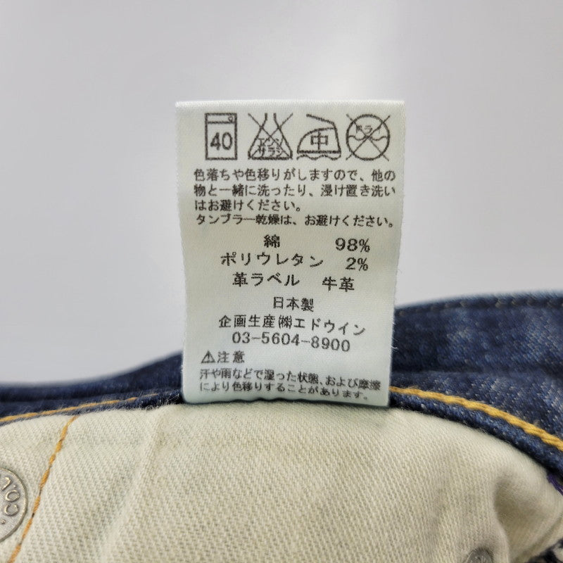 【中古品】【メンズ】 EDWIN エドウィン × ONE-PIECE ワンピース DENIM PANTS ED32 デニムパンツ ジーンズ 158-260720-as-09-izu サイズ：30 カラー：インディゴ 万代Net店