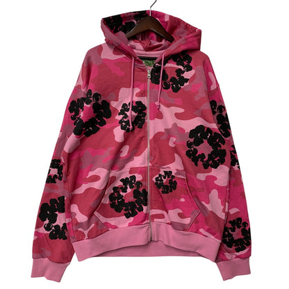 【中古品】【メンズ】 DENIM TEARS デニムティアーズ COTTON WREATH ZIP HOODIE コットン リース ジップ フーディー パーカー トップス 142-260616-kh-05-izu サイズ：L カラー：マルチ 万代Net店