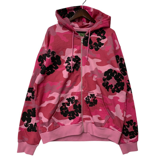 【中古品】【メンズ】 DENIM TEARS デニムティアーズ COTTON WREATH ZIP HOODIE コットン リース ジップ フーディー パーカー トップス 142-260616-kh-05-izu サイズ：L カラー：マルチ 万代Net店