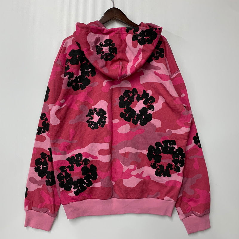 【中古品】【メンズ】 DENIM TEARS デニムティアーズ COTTON WREATH ZIP HOODIE コットン リース ジップ フーディー パーカー トップス 142-260616-kh-05-izu サイズ：L カラー：マルチ 万代Net店