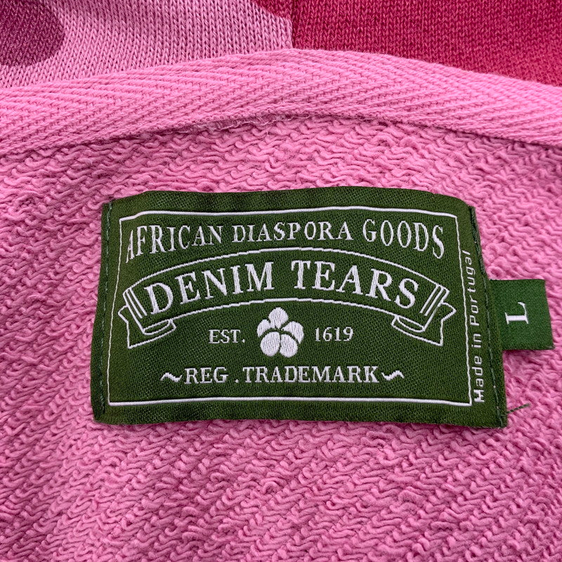 【中古品】【メンズ】 DENIM TEARS デニムティアーズ COTTON WREATH ZIP HOODIE コットン リース ジップ フーディー パーカー トップス 142-260616-kh-05-izu サイズ：L カラー：マルチ 万代Net店