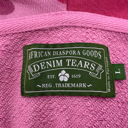 【中古品】【メンズ】 DENIM TEARS デニムティアーズ COTTON WREATH ZIP HOODIE コットン リース ジップ フーディー パーカー トップス 142-260616-kh-05-izu サイズ：L カラー：マルチ 万代Net店