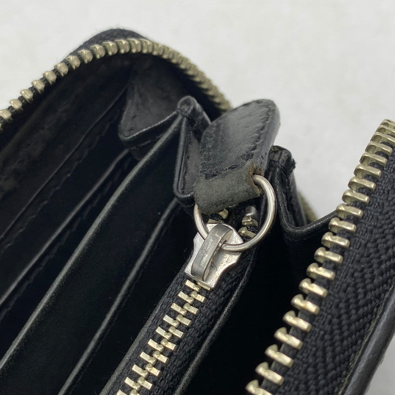 【中古品】【メンズ/レディース】 SAAD サード LEATHER LONG WALLET レザー ロング ウォレット 長財布 財布 200-260617-ya-01-izu カラー：BLACK 万代Net店
