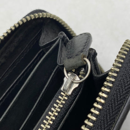 【中古品】【メンズ/レディース】 SAAD サード LEATHER LONG WALLET レザー ロング ウォレット 長財布 財布 200-260617-ya-01-izu カラー：BLACK 万代Net店