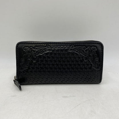 【中古品】【メンズ/レディース】 SAAD サード LEATHER LONG WALLET レザー ロング ウォレット 長財布 財布 200-260617-ya-01-izu カラー：BLACK 万代Net店