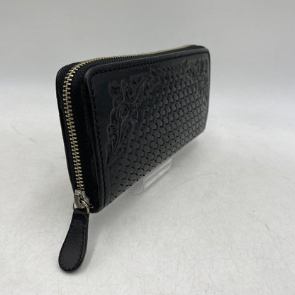 【中古品】【メンズ/レディース】 SAAD サード LEATHER LONG WALLET レザー ロング ウォレット 長財布 財布 200-260617-ya-01-izu カラー：BLACK 万代Net店