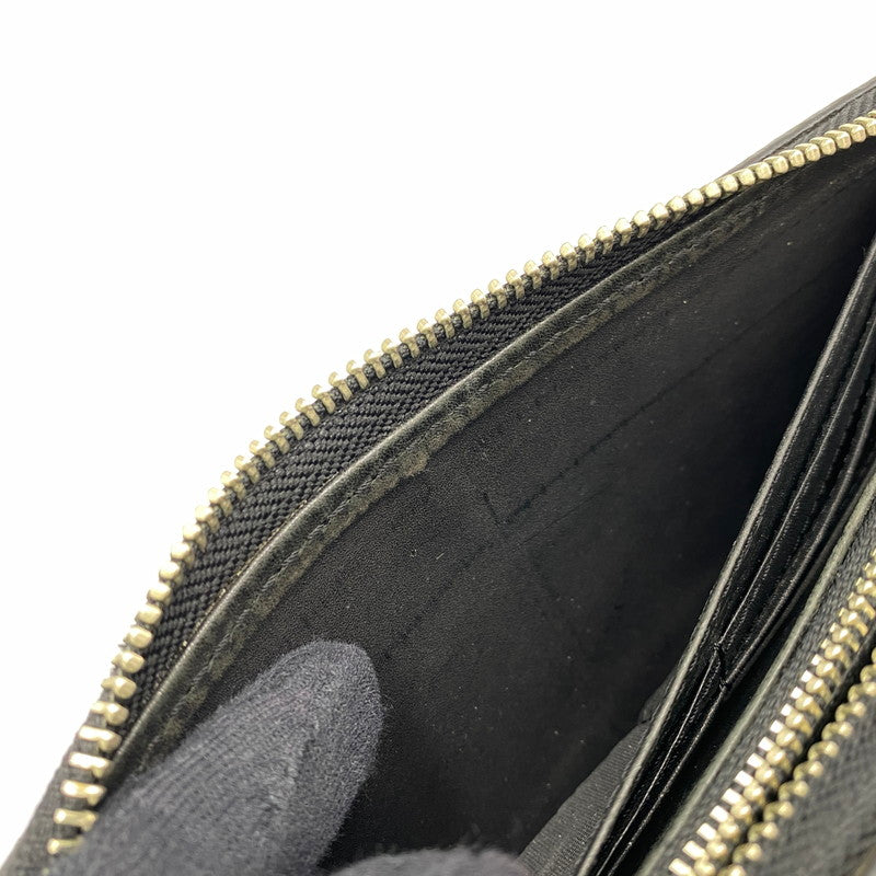 【中古品】【メンズ/レディース】 SAAD サード LEATHER LONG WALLET レザー ロング ウォレット 長財布 財布 200-260617-ya-01-izu カラー：BLACK 万代Net店