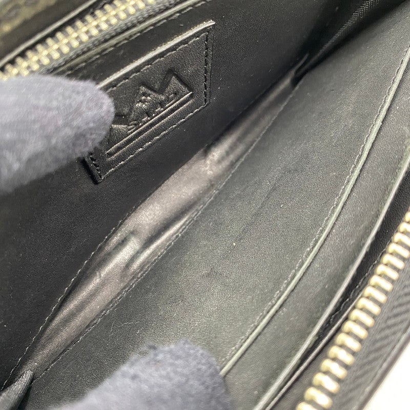 【中古品】【メンズ/レディース】 SAAD サード LEATHER LONG WALLET レザー ロング ウォレット 長財布 財布 200-260617-ya-01-izu カラー：BLACK 万代Net店