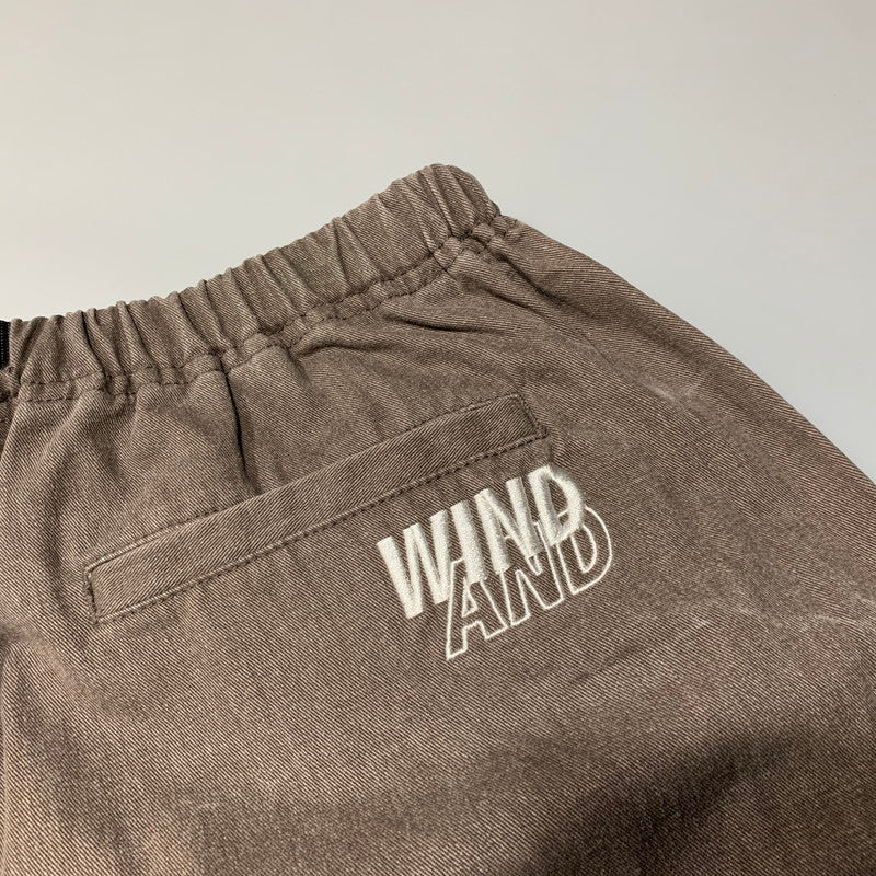 【中古品】【メンズ】 WIND AND SEA ウィンダンシー COTTON EASY SHORTS WDS-O-ESPT-25-Q3-PT-01 コットン イージー ショートパンツ 153-260628-as-16-izu サイズ：L カラー：ブラウン 万代Net店