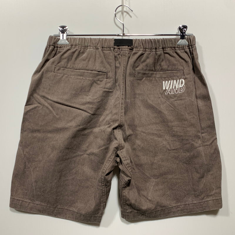 【中古品】【メンズ】 WIND AND SEA ウィンダンシー COTTON EASY SHORTS WDS-O-ESPT-25-Q3-PT-01 コットン イージー ショートパンツ 153-260628-as-16-izu サイズ：L カラー：ブラウン 万代Net店