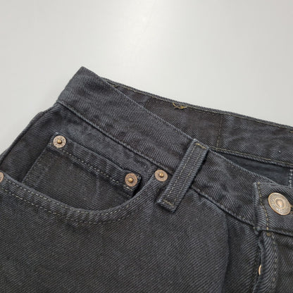 【中古品】【メンズ】 Levi's リーバイス DENIM PANTS 501-0658 デニムパンツ 刻印552 USA製 ジーンズ ボトムス 157-260617-as-04-izu サイズ：30×34 カラー：ブラック 万代Net店
