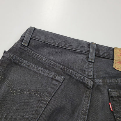 【中古品】【メンズ】 Levi's リーバイス DENIM PANTS 501-0658 デニムパンツ 刻印552 USA製 ジーンズ ボトムス 157-260617-as-04-izu サイズ：30×34 カラー：ブラック 万代Net店