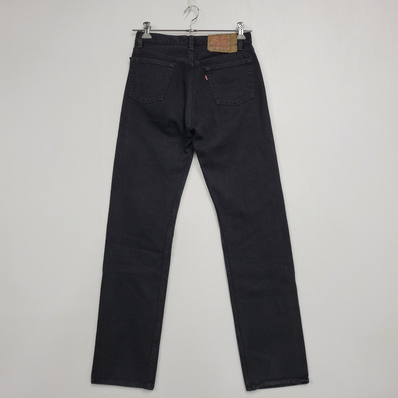 【中古品】【メンズ】 Levi's リーバイス DENIM PANTS 501-0658 デニムパンツ 刻印552 USA製 ジーンズ ボトムス 157-260617-as-04-izu サイズ：30×34 カラー：ブラック 万代Net店