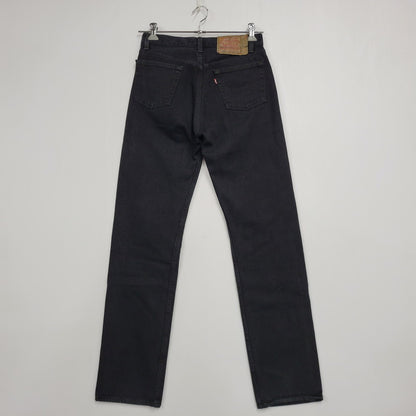 【中古品】【メンズ】 Levi's リーバイス DENIM PANTS 501-0658 デニムパンツ 刻印552 USA製 ジーンズ ボトムス 157-260617-as-04-izu サイズ：30×34 カラー：ブラック 万代Net店