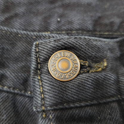 【中古品】【メンズ】 Levi's リーバイス DENIM PANTS 501-0658 デニムパンツ 刻印552 USA製 ジーンズ ボトムス 157-260617-as-04-izu サイズ：30×34 カラー：ブラック 万代Net店