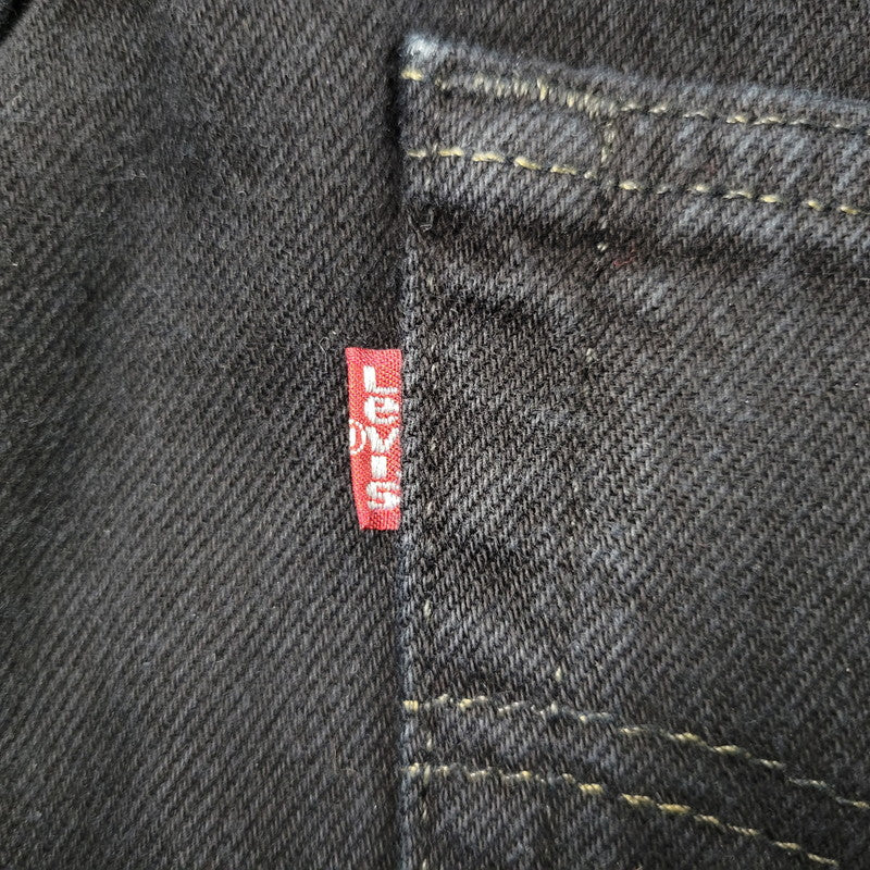 【中古品】【メンズ】 Levi's リーバイス DENIM PANTS 501-0658 デニムパンツ 刻印552 USA製 ジーンズ ボトムス 157-260617-as-04-izu サイズ：30×34 カラー：ブラック 万代Net店