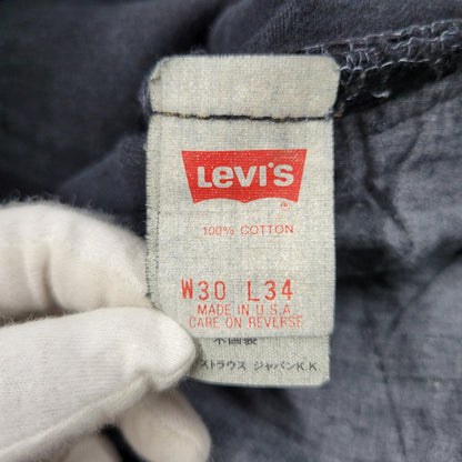 【中古品】【メンズ】 Levi's リーバイス DENIM PANTS 501-0658 デニムパンツ 刻印552 USA製 ジーンズ ボトムス 157-260617-as-04-izu サイズ：30×34 カラー：ブラック 万代Net店