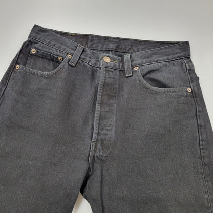 【中古品】【メンズ】 Levi's リーバイス DENIM PANTS 501-0658 デニムパンツ 刻印552 USA製 ジーンズ ボトムス 157-260617-as-04-izu サイズ：30×34 カラー：ブラック 万代Net店