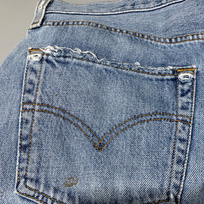 【現状渡し品】【メンズ】 LEVI'S リーバイス 刻印553 USA製 501 DENIM PANTS デニム パンツ ボトムス 157-260627-kh-01-izu サイズ：33×32 カラー：ライトインディゴ 万代Net店