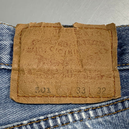 【現状渡し品】【メンズ】 LEVI'S リーバイス 刻印553 USA製 501 DENIM PANTS デニム パンツ ボトムス 157-260627-kh-01-izu サイズ：33×32 カラー：ライトインディゴ 万代Net店