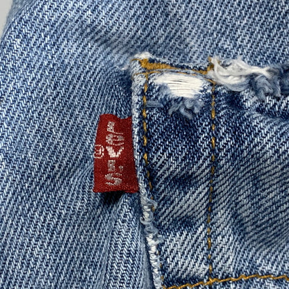 【現状渡し品】【メンズ】 LEVI'S リーバイス 刻印553 USA製 501 DENIM PANTS デニム パンツ ボトムス 157-260627-kh-01-izu サイズ：33×32 カラー：ライトインディゴ 万代Net店