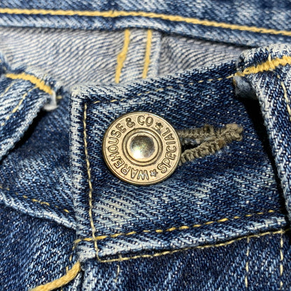 【現状渡し品】【メンズ】 WAREHOUSE ウエアハウス DENIM PANTS LOT.700S デニムパンツ ジーンズ ボトムス 156-260628-as-15-izu サイズ：28 カラー：インディゴ 万代Net店