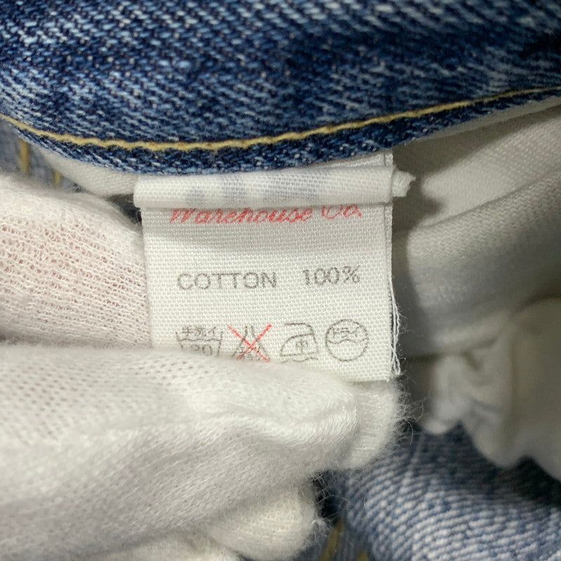 【現状渡し品】【メンズ】 WAREHOUSE ウエアハウス DENIM PANTS LOT.700S デニムパンツ ジーンズ ボトムス 156-260628-as-15-izu サイズ：28 カラー：インディゴ 万代Net店