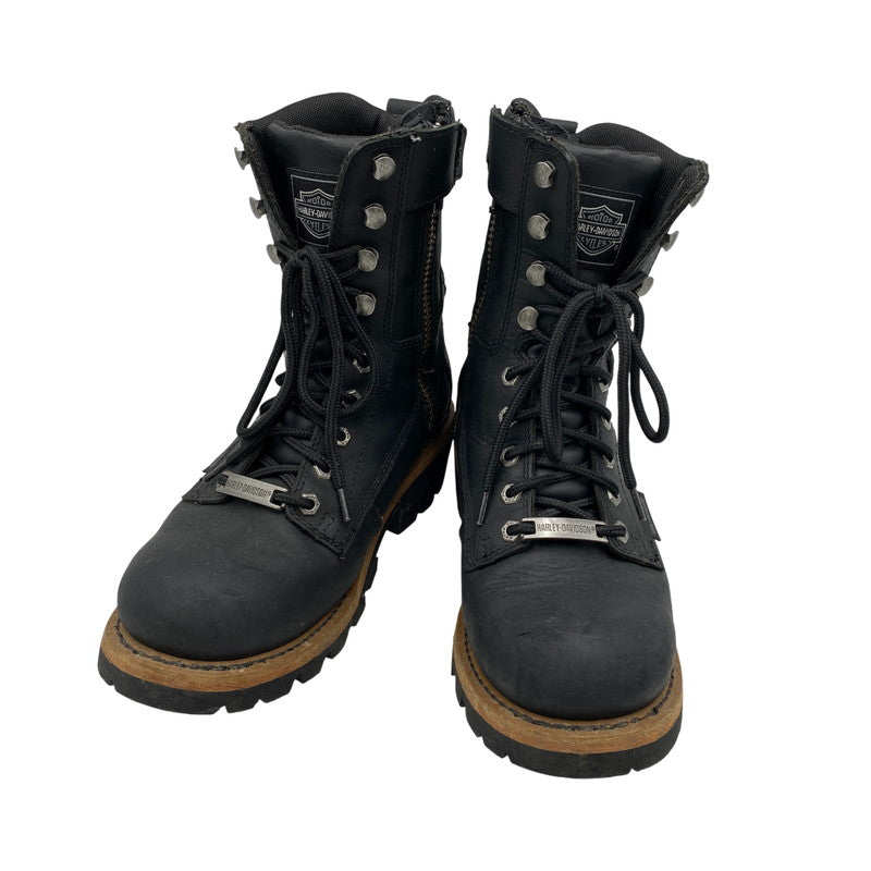 【中古品】【メンズ】 HARLEY DAVIDSON ハーレーダビッドソン TYSON LOGGER MOTORCYCLE BOOTS D95188 タイソン ロガー モーターサイクル ブーツ 靴 164-260616-as-01-izu サイズ：USA 9M カラー：ブラック 万代Net店