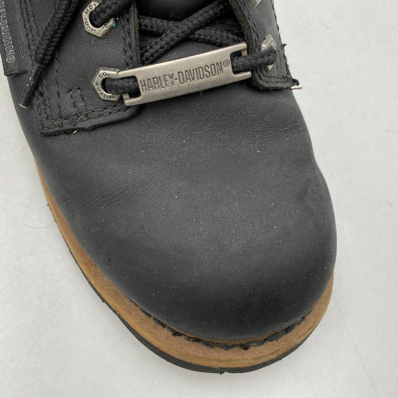 【中古品】【メンズ】 HARLEY DAVIDSON ハーレーダビッドソン TYSON LOGGER MOTORCYCLE BOOTS D95188 タイソン ロガー モーターサイクル ブーツ 靴 164-260616-as-01-izu サイズ：USA 9M カラー：ブラック 万代Net店