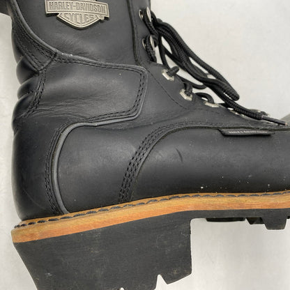 【中古品】【メンズ】 HARLEY DAVIDSON ハーレーダビッドソン TYSON LOGGER MOTORCYCLE BOOTS D95188 タイソン ロガー モーターサイクル ブーツ 靴 164-260616-as-01-izu サイズ：USA 9M カラー：ブラック 万代Net店