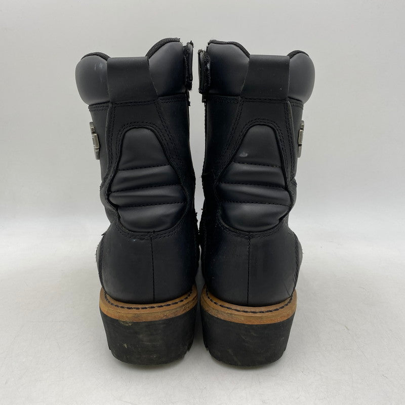 【中古品】【メンズ】 HARLEY DAVIDSON ハーレーダビッドソン TYSON LOGGER MOTORCYCLE BOOTS D95188 タイソン ロガー モーターサイクル ブーツ 靴 164-260616-as-01-izu サイズ：USA 9M カラー：ブラック 万代Net店