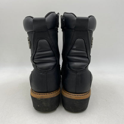 【中古品】【メンズ】 HARLEY DAVIDSON ハーレーダビッドソン TYSON LOGGER MOTORCYCLE BOOTS D95188 タイソン ロガー モーターサイクル ブーツ 靴 164-260616-as-01-izu サイズ：USA 9M カラー：ブラック 万代Net店