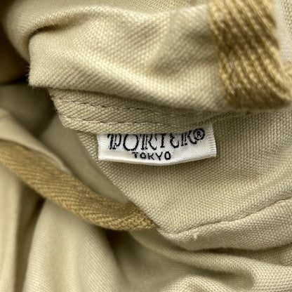 【現状渡し品】【メンズ/レディース】 PORTER ポーター FAVOR SHOULDER TOTE BAG フェイバー ショルダー トート バッグ カバン 鞄 188-260628-as-09-izu カラー：ベージュ 万代Net店