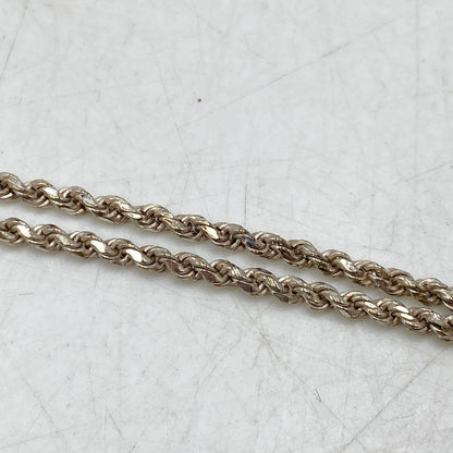 【中古品】【メンズ/レディース】 SAAD サード 925 SILVER TWIST CHAIN NECKLACE シルバー ツイストチェーン ネックレス アクセサリー 191-260628-as-08-izu カラー：シルバー 万代Net店