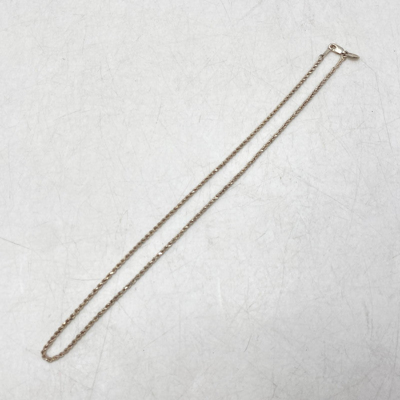 【中古品】【メンズ/レディース】 SAAD サード 925 SILVER TWIST CHAIN NECKLACE シルバー ツイストチェーン ネックレス アクセサリー 191-260628-as-08-izu カラー：シルバー 万代Net店