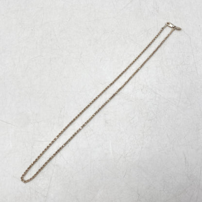 【中古品】【メンズ/レディース】 SAAD サード 925 SILVER TWIST CHAIN NECKLACE シルバー ツイストチェーン ネックレス アクセサリー 191-260628-as-08-izu カラー：シルバー 万代Net店