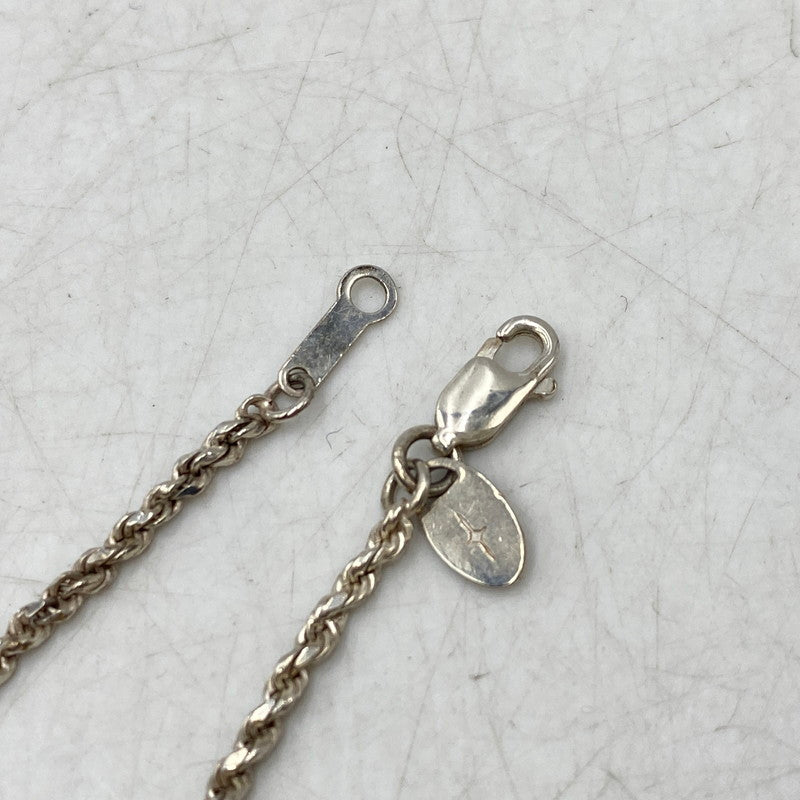 【中古品】【メンズ/レディース】 SAAD サード 925 SILVER TWIST CHAIN NECKLACE シルバー ツイストチェーン ネックレス アクセサリー 191-260628-as-08-izu カラー：シルバー 万代Net店