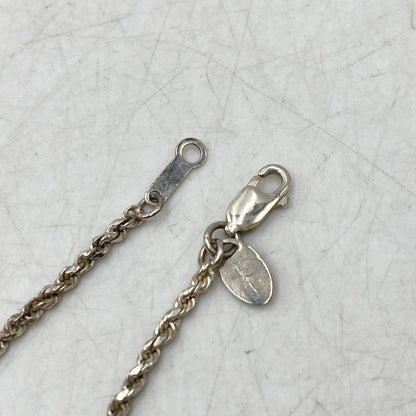 【中古品】【メンズ/レディース】 SAAD サード 925 SILVER TWIST CHAIN NECKLACE シルバー ツイストチェーン ネックレス アクセサリー 191-260628-as-08-izu カラー：シルバー 万代Net店