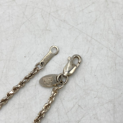 【中古品】【メンズ/レディース】 SAAD サード 925 SILVER TWIST CHAIN NECKLACE シルバー ツイストチェーン ネックレス アクセサリー 191-260628-as-08-izu カラー：シルバー 万代Net店
