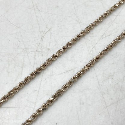 【中古品】【メンズ/レディース】 SAAD サード 925 SILVER TWIST CHAIN NECKLACE シルバー ツイストチェーン ネックレス アクセサリー 191-260628-as-08-izu カラー：シルバー 万代Net店