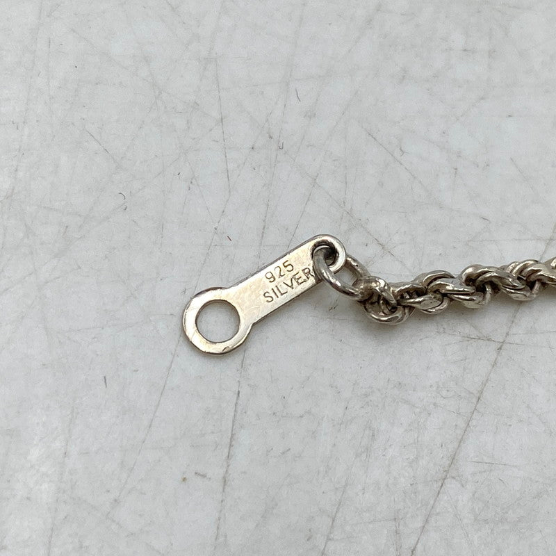 【中古品】【メンズ/レディース】 SAAD サード 925 SILVER TWIST CHAIN NECKLACE シルバー ツイストチェーン ネックレス アクセサリー 191-260628-as-08-izu カラー：シルバー 万代Net店