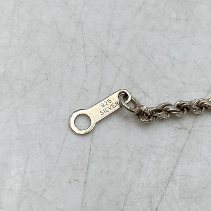 【中古品】【メンズ/レディース】 SAAD サード 925 SILVER TWIST CHAIN NECKLACE シルバー ツイストチェーン ネックレス アクセサリー 191-260628-as-08-izu カラー：シルバー 万代Net店