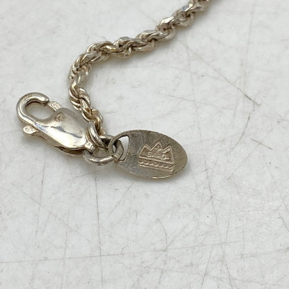 【中古品】【メンズ/レディース】 SAAD サード 925 SILVER TWIST CHAIN NECKLACE シルバー ツイストチェーン ネックレス アクセサリー 191-260628-as-08-izu カラー：シルバー 万代Net店