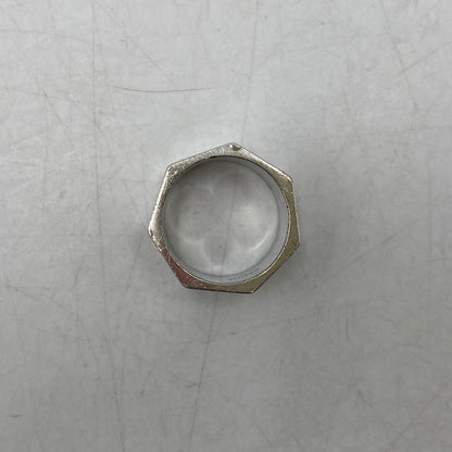 【中古品】【メンズ/レディース】 CELINE セリーヌ AG 925 ヘリテージ ヘプタゴン リング 指輪 アクセサリー 182-260616-as-09-izu サイズ：表記58 カラー：シルバー 万代Net店