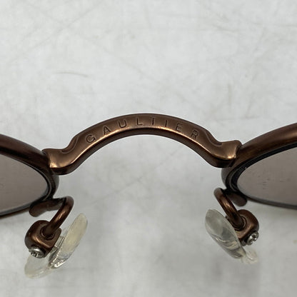 【中古品】【メンズ/レディース】 JEAN PAUL GAULTIER ジャンポール・ゴルチェ 56-0025 TITANIUM-P 90-00S SUNGLASSES サングラス 203-260617-ya-03-izu カラー：茶系 万代Net店